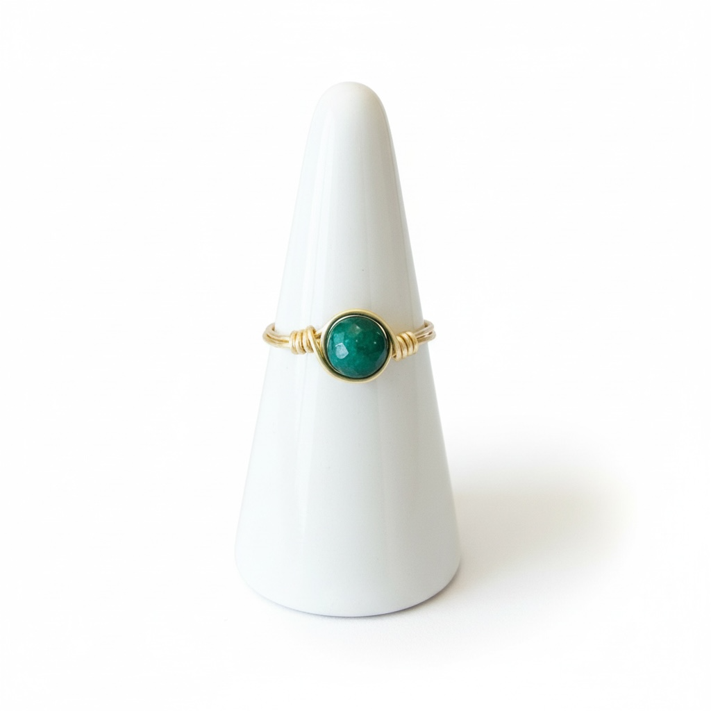 Single Stone Wrapped Rings