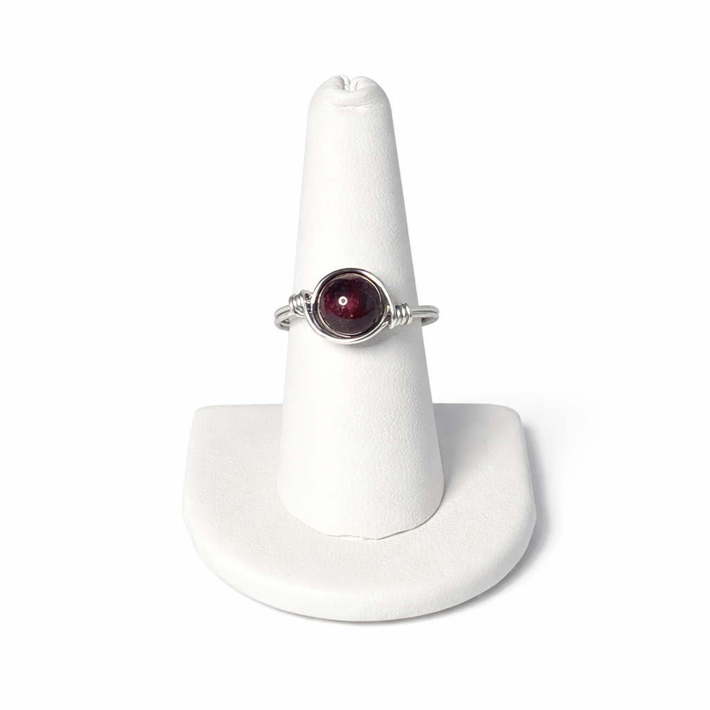 Single Stone Wrapped Rings