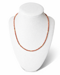 Faceted Goldstone and Hematite Necklace