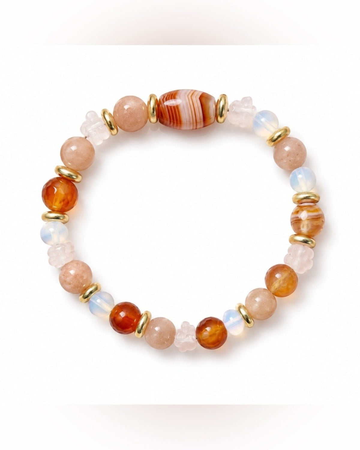 8mm Carnelian Stretch Bracelet