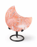 Cotton Candy Agate Moon with Stand