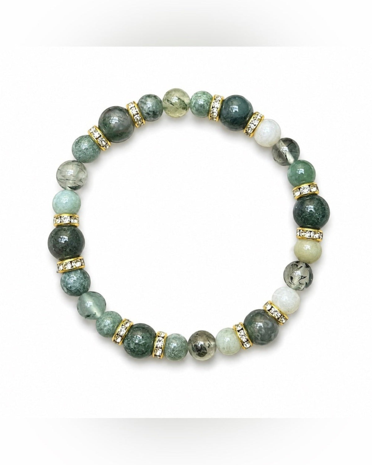 8mm Burma Jade Stretch Bracelet