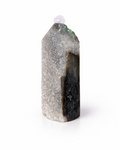 Amelia Jane Handmade Creations 3.5-inch polished sphalerite tower with natural dark banding and sparkling crystal texture