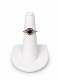 Wire Wrapped Evil Eye Ring