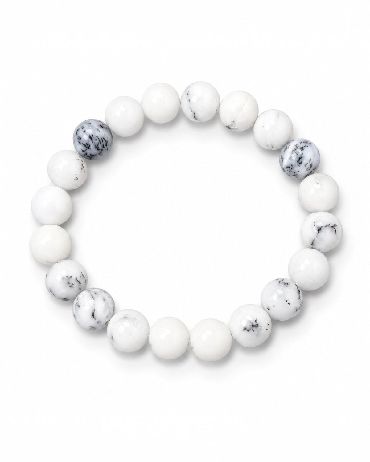 Dendritic Opal Stretch Bracelet