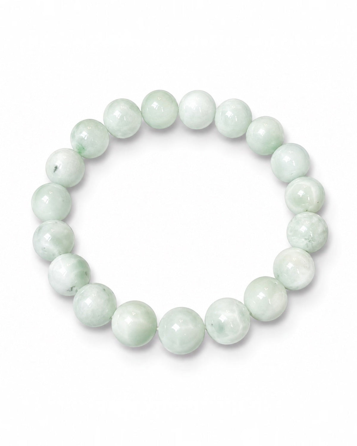 Green Moonstone Stretch Bracelet