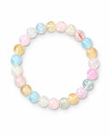 Faceted Multi-Color Jade Stretch Bracelet