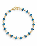 London Blue Topaz Station Bracelet
