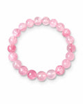 Misty Rose Jade Stretch Bracelet