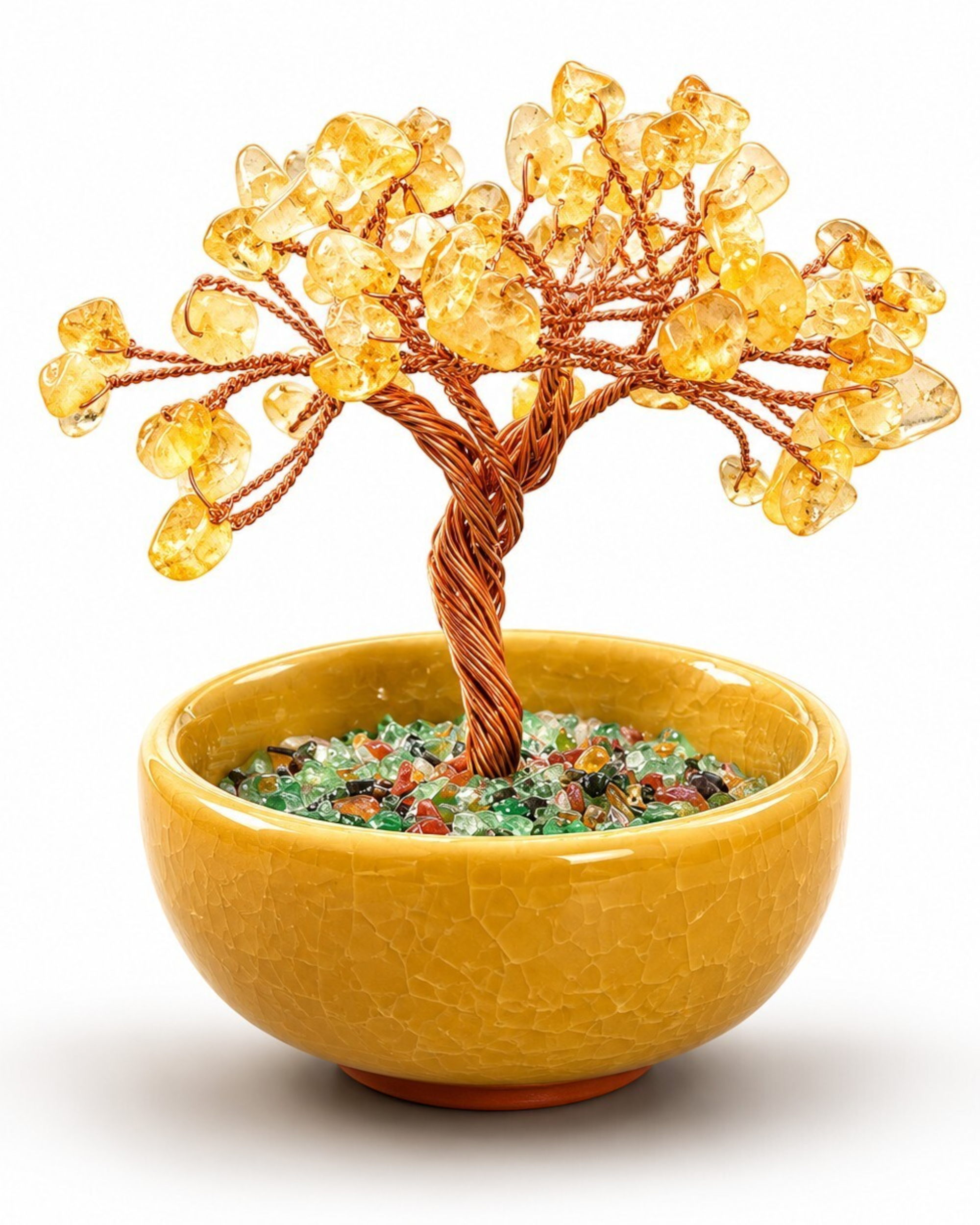 3" Citrine Gemstone Tree