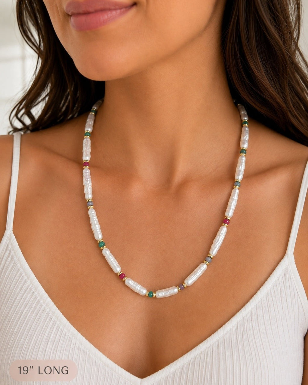 Wildflower Biwa Necklace