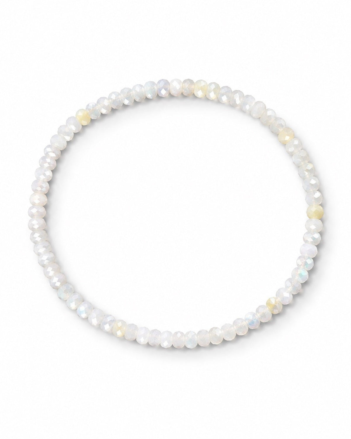 Faceted Morganite Stretch Bracelet