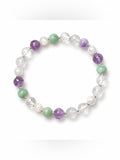 Handmade 8mm Green Moonstone Stretch Bracelet