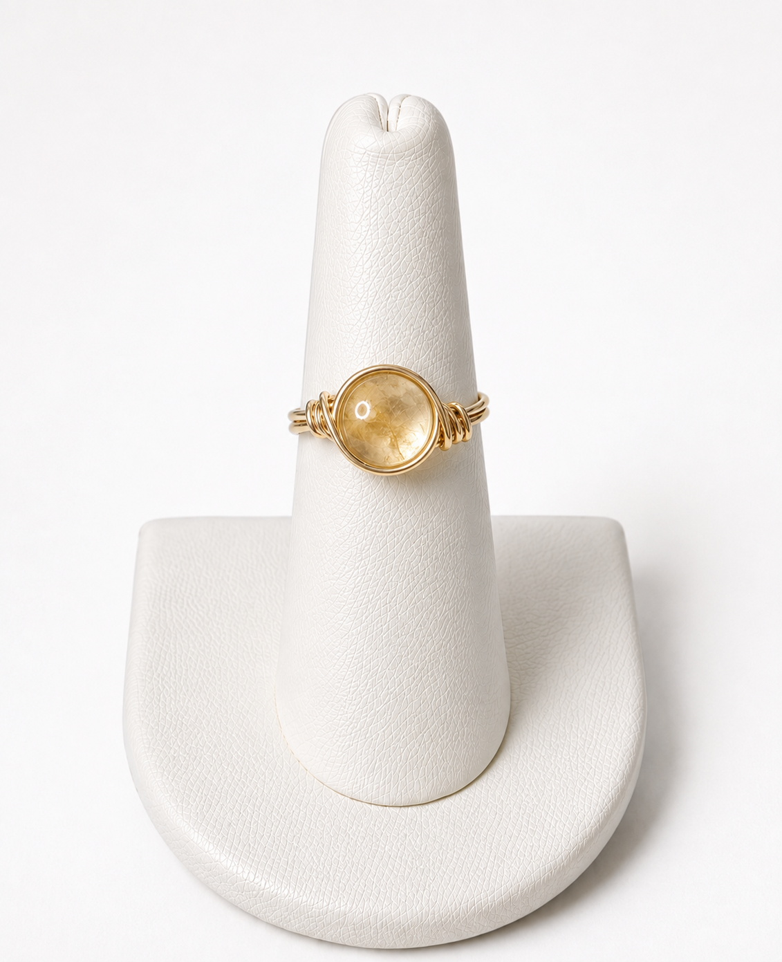 Single Stone Wrapped Rings
