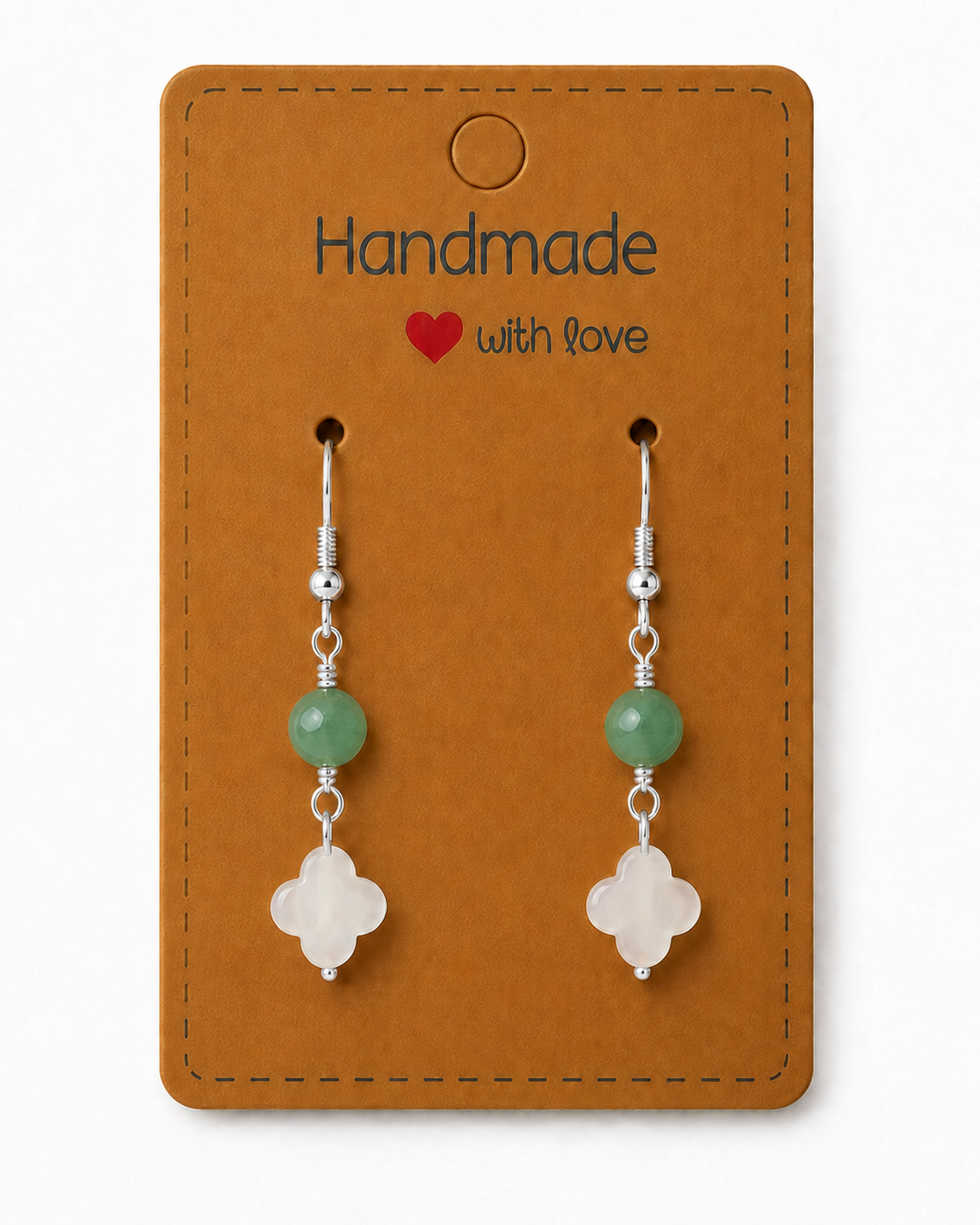 MOP Clover Earrings