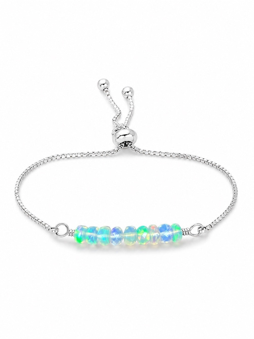 Handmade Ethiopian Opal Adjustable Bracelet