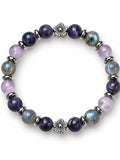 Handmade Labradorite and Iolite Bracelet