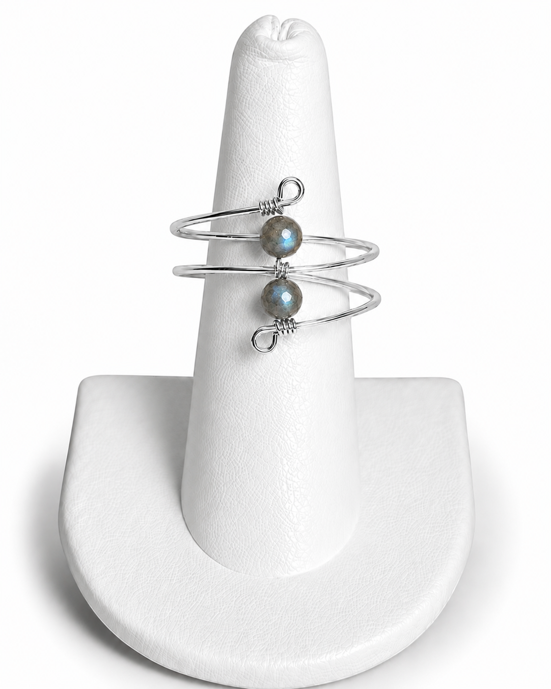 Double Bead Wrap Ring