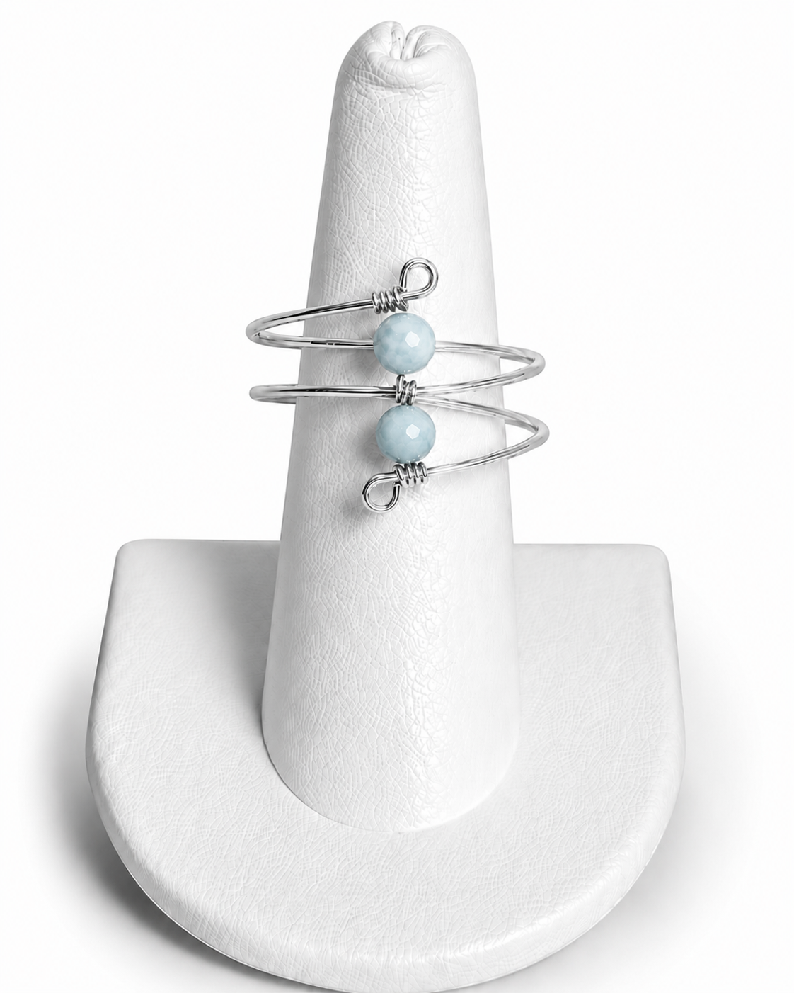 Double Bead Wrap Ring