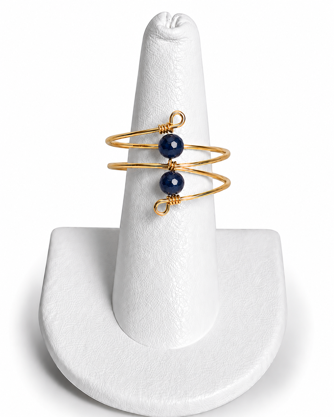 Double Bead Wrap Ring