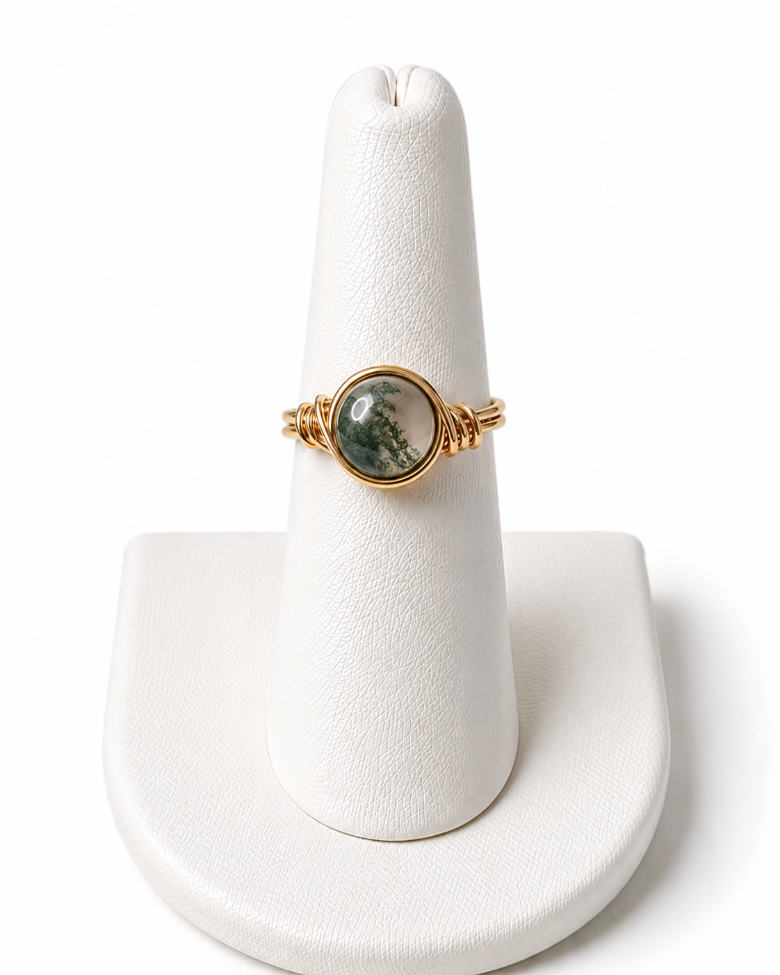 Single Stone Wrapped Rings