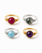 Single Stone Wrapped Rings