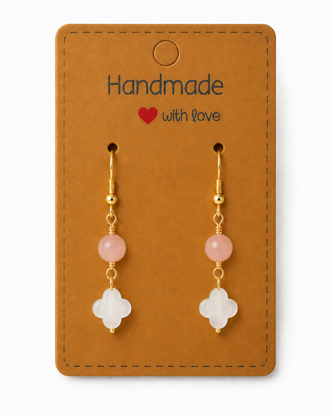 MOP Clover Earrings