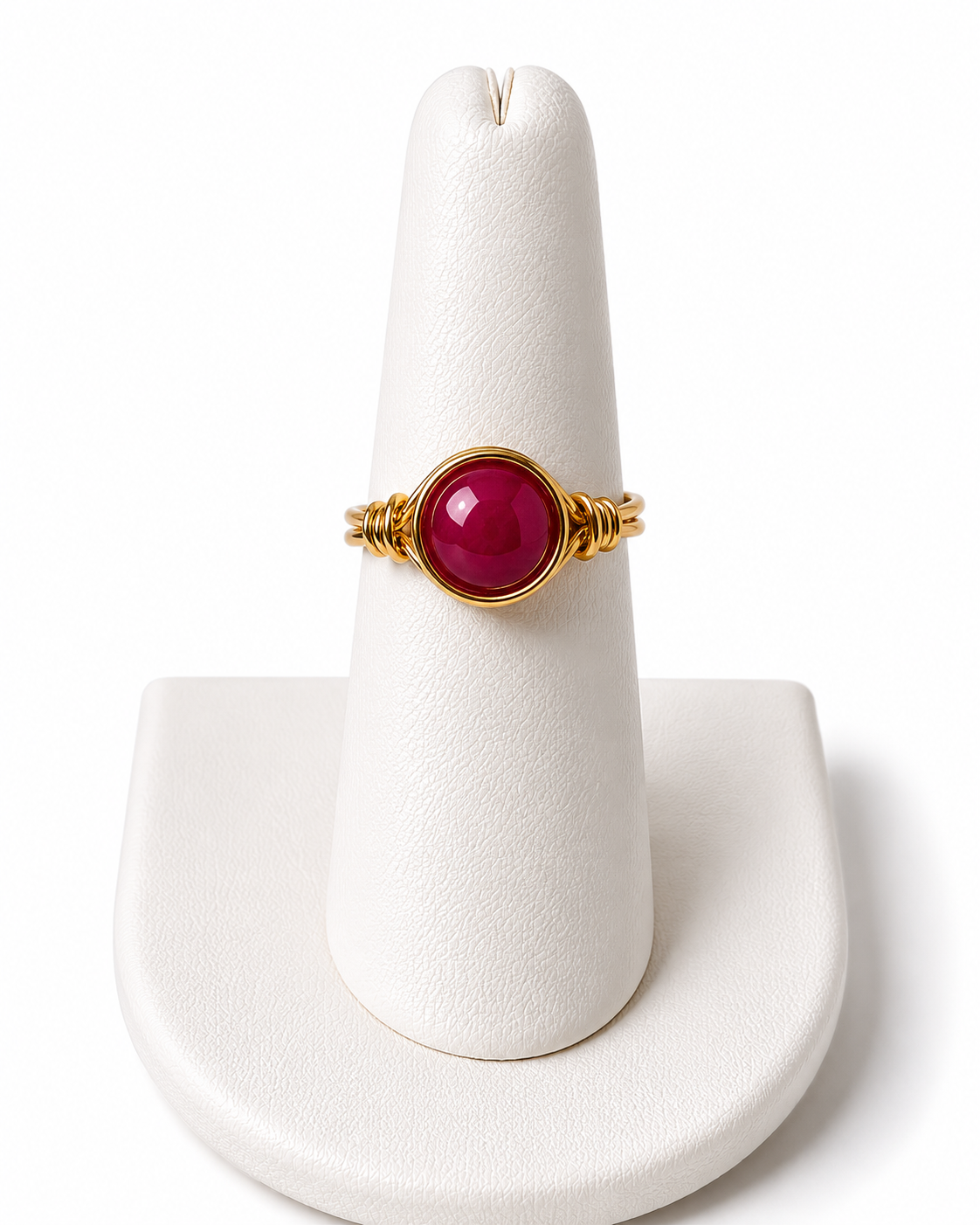 Single Stone Wrapped Rings